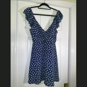 Alter'd State Blue Floral Dress in M